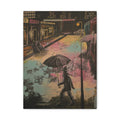i'm going to see neon lights / Neon Cityscape Canvas Print