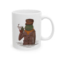 Frog Ship Captain Ceramic Mug — Vintage Nautical Frog with Pipe (11oz, 15oz)