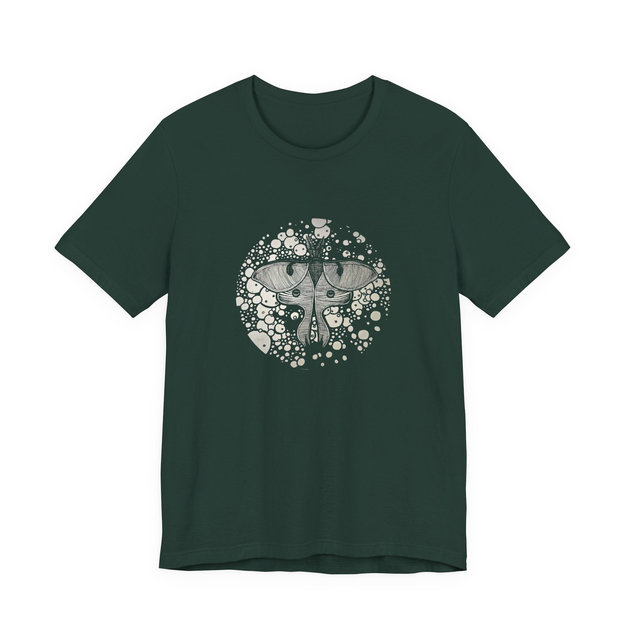stasis / Circular Moth Design T-Shirt