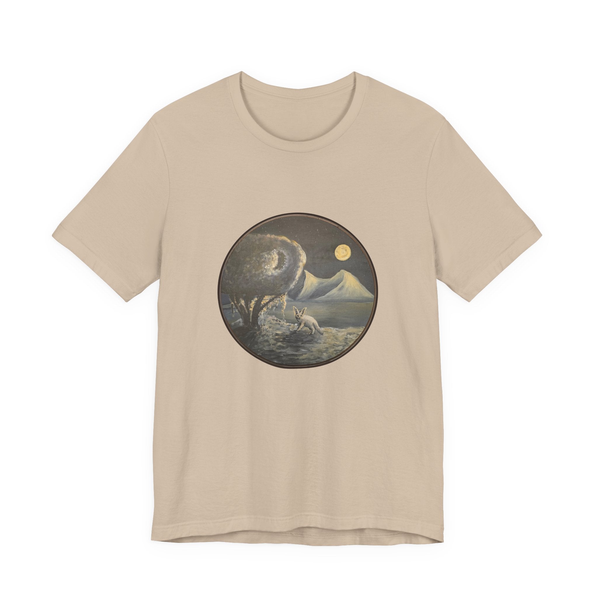 silence / Moonlit Fennoc Fox T‑Shirt