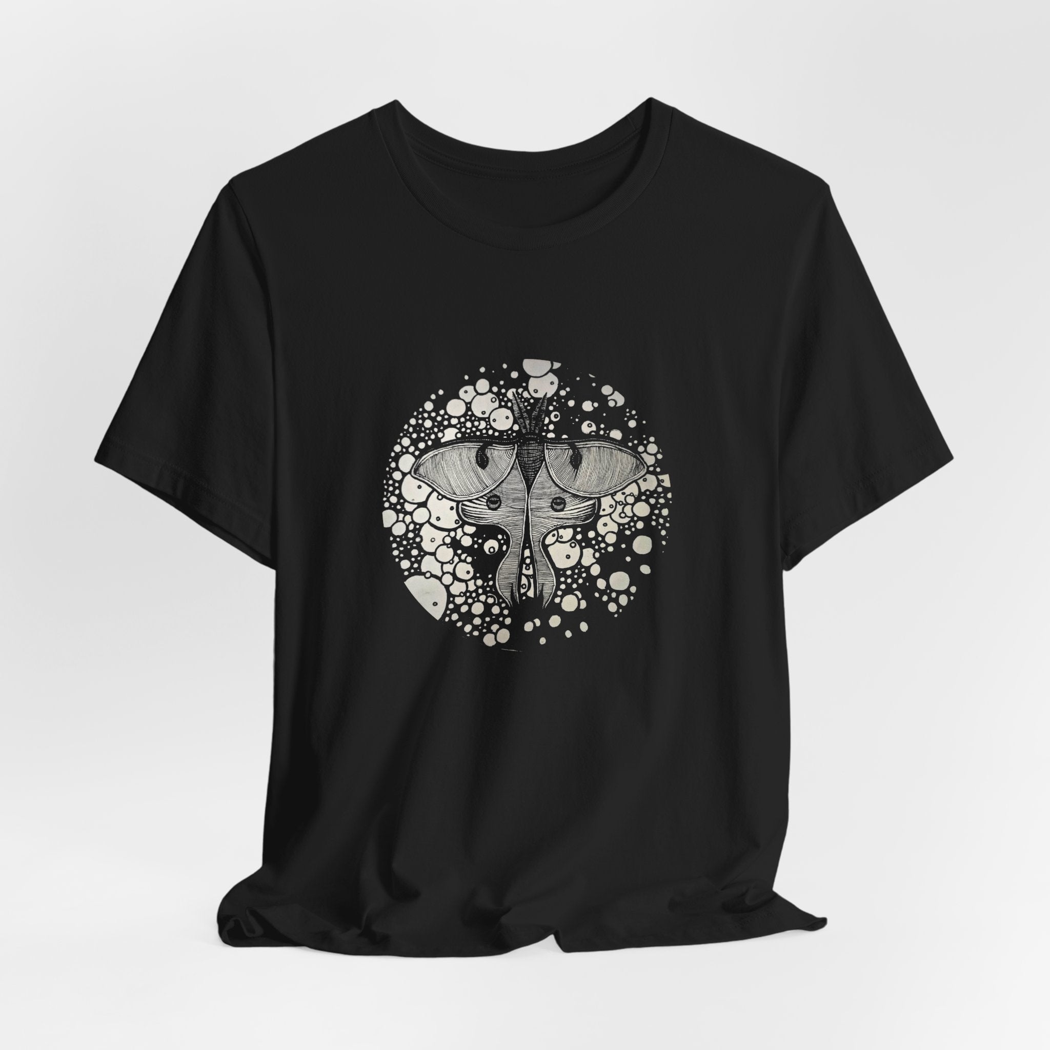 stasis / Circular Moth Design T-Shirt