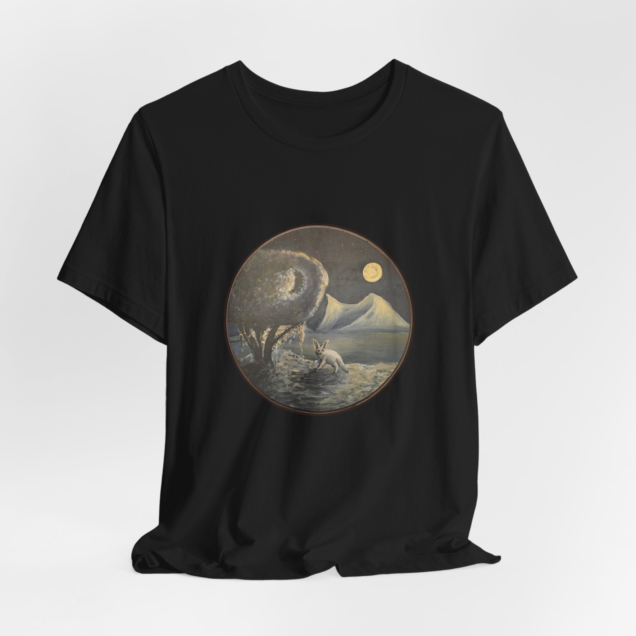 silence / Moonlit Fennoc Fox T‑Shirt