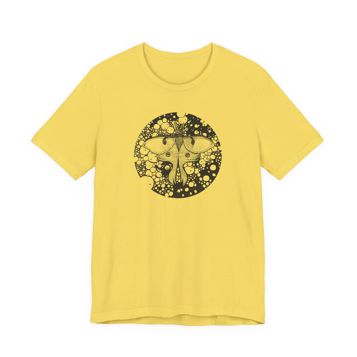 Stasis ── Circular Moth Design T-Shirt
