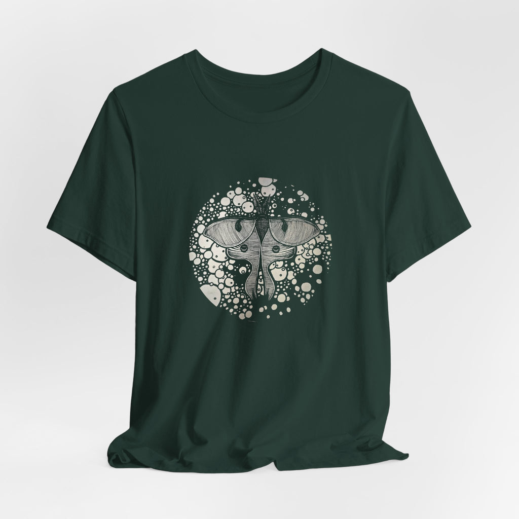 stasis / Circular Moth Design T-Shirt