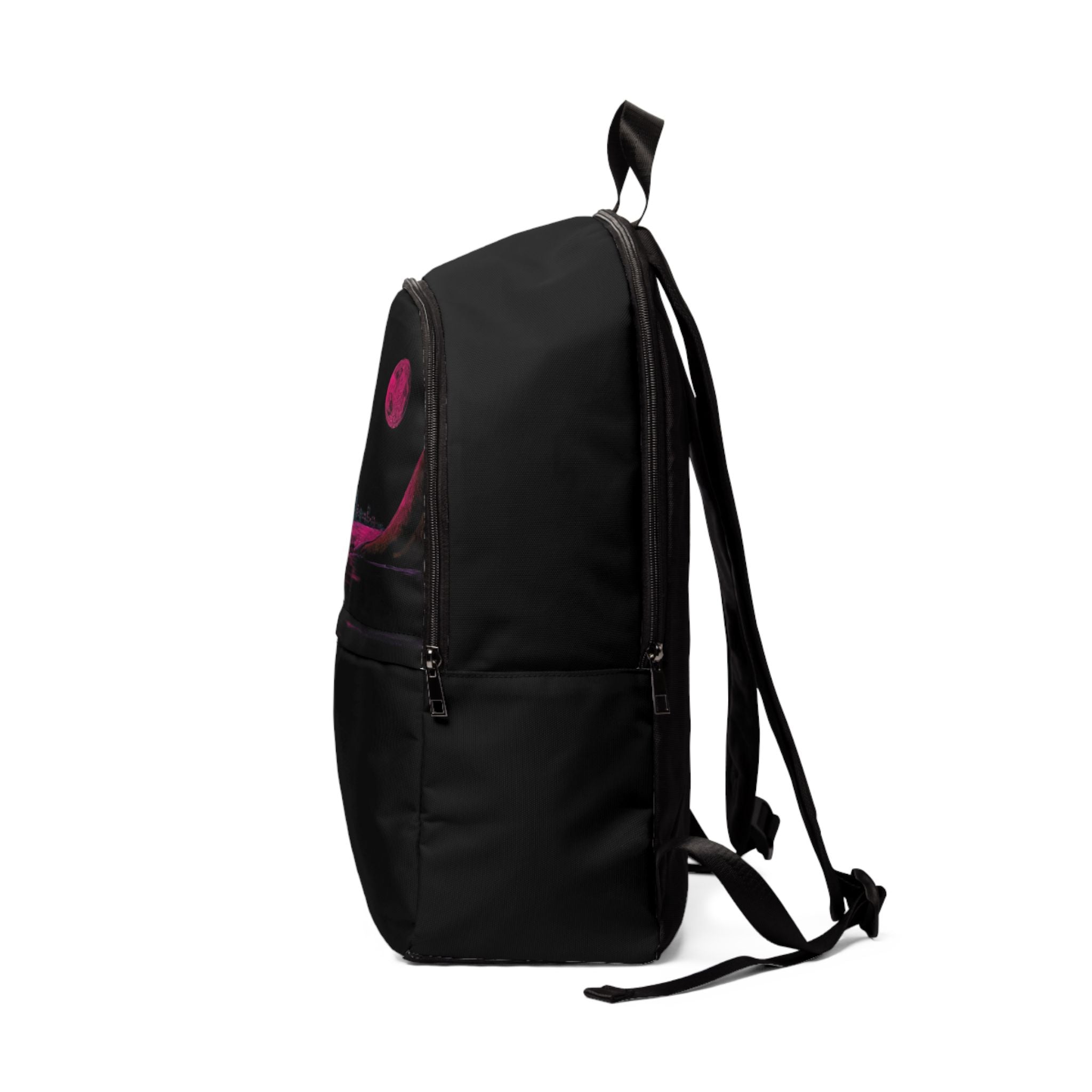 Retro Neon Coastal Cityscape Backpack I