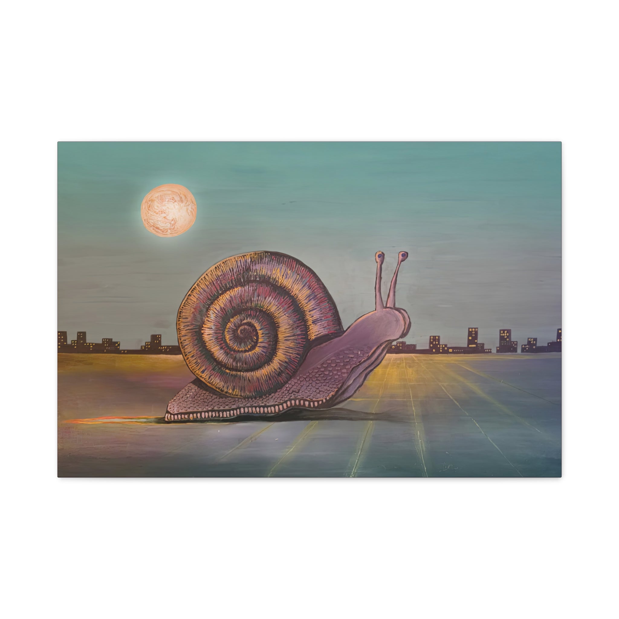 fortitude / Giant Snail Canvas Print