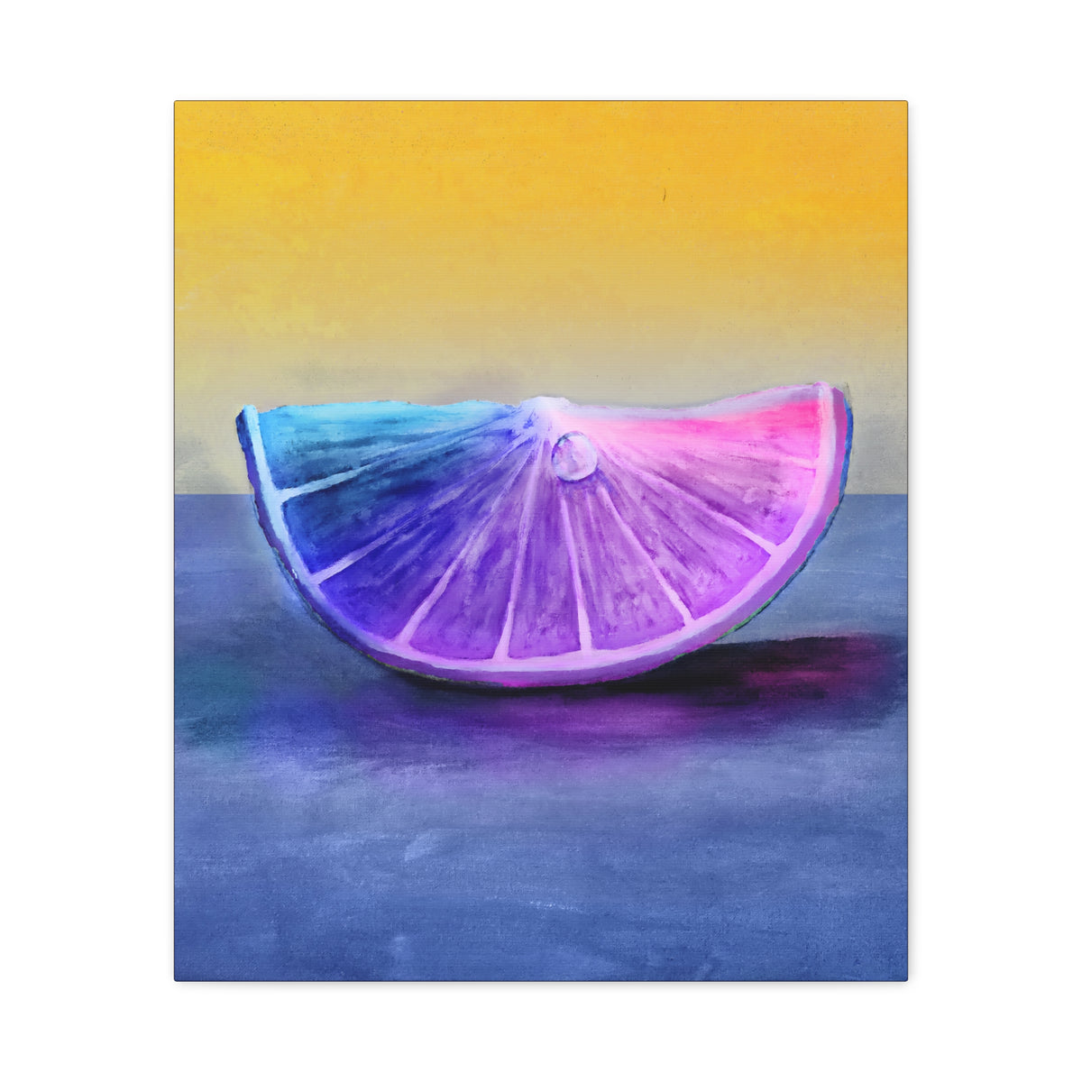 Chroma ── Multicolored Citrus Slice Canvas Print