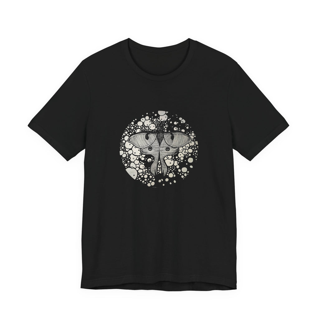 stasis / Circular Moth Design T-Shirt