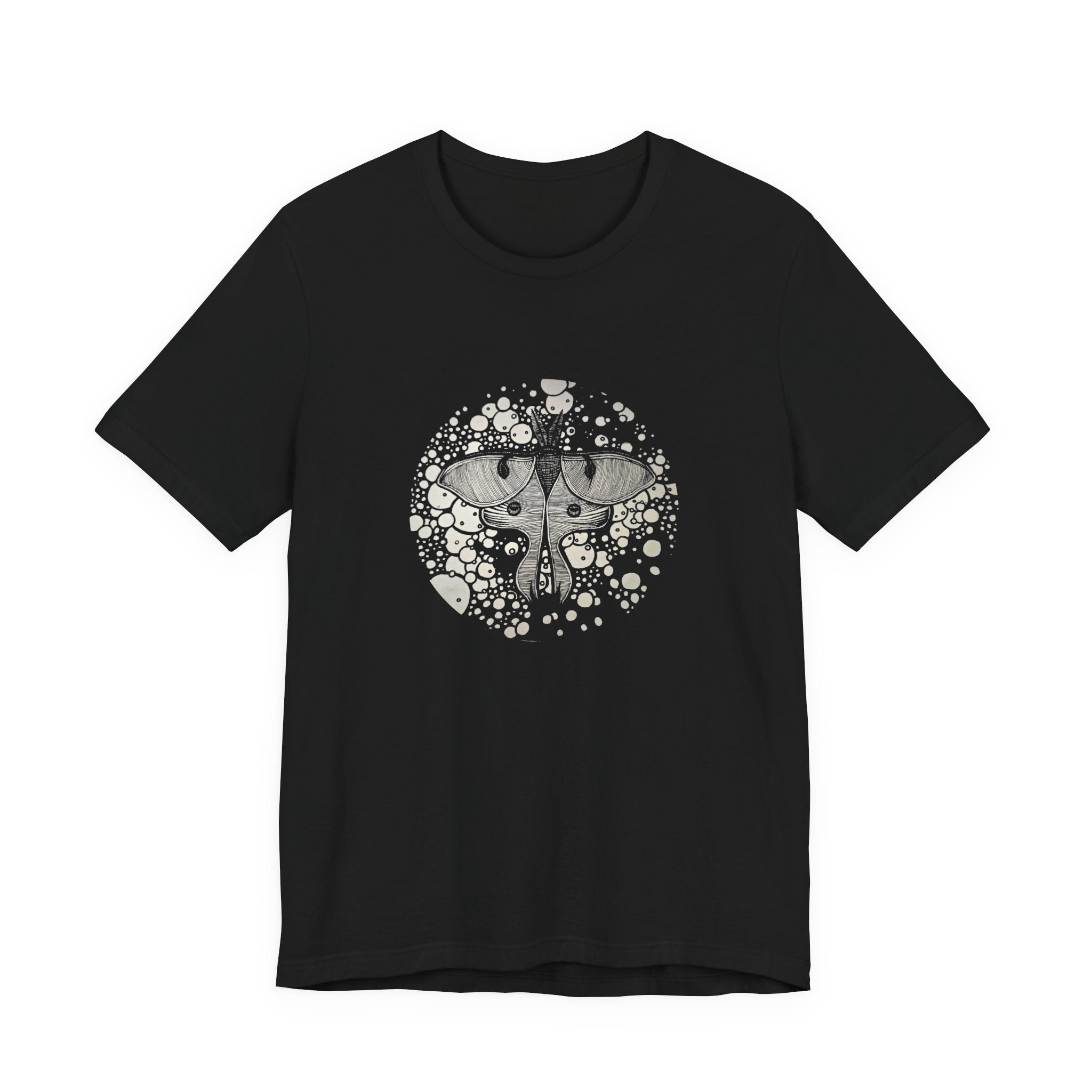 stasis / Circular Moth Design T-Shirt