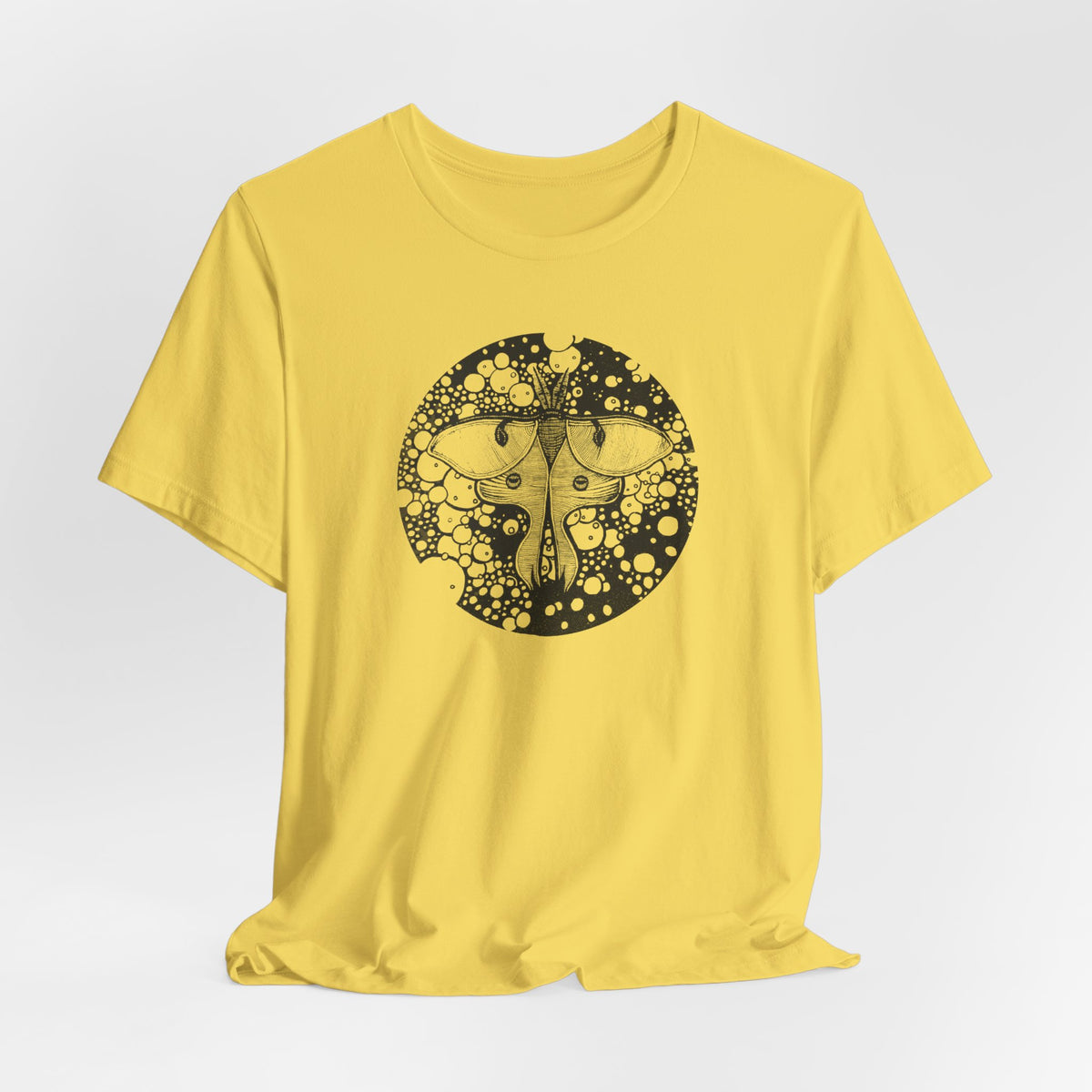 Stasis ── Circular Moth Design T-Shirt