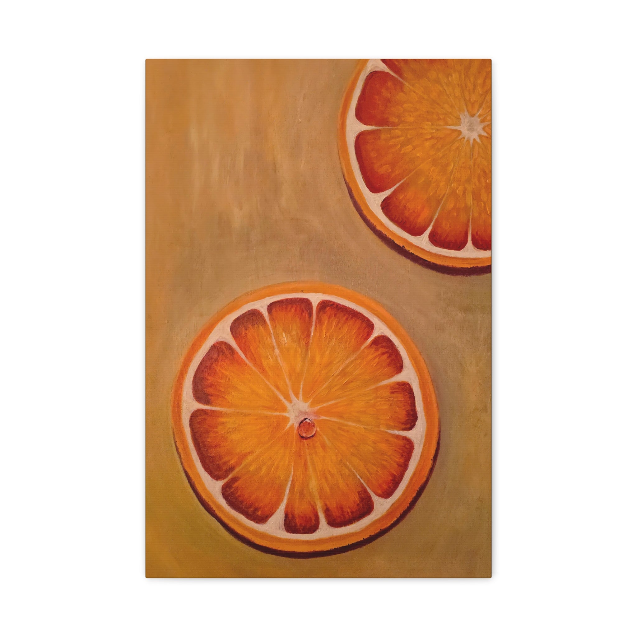 energy / Orange Slice Canvas Print