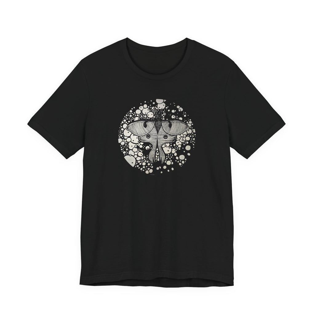 Stasis ── Circular Moth Design T-Shirt