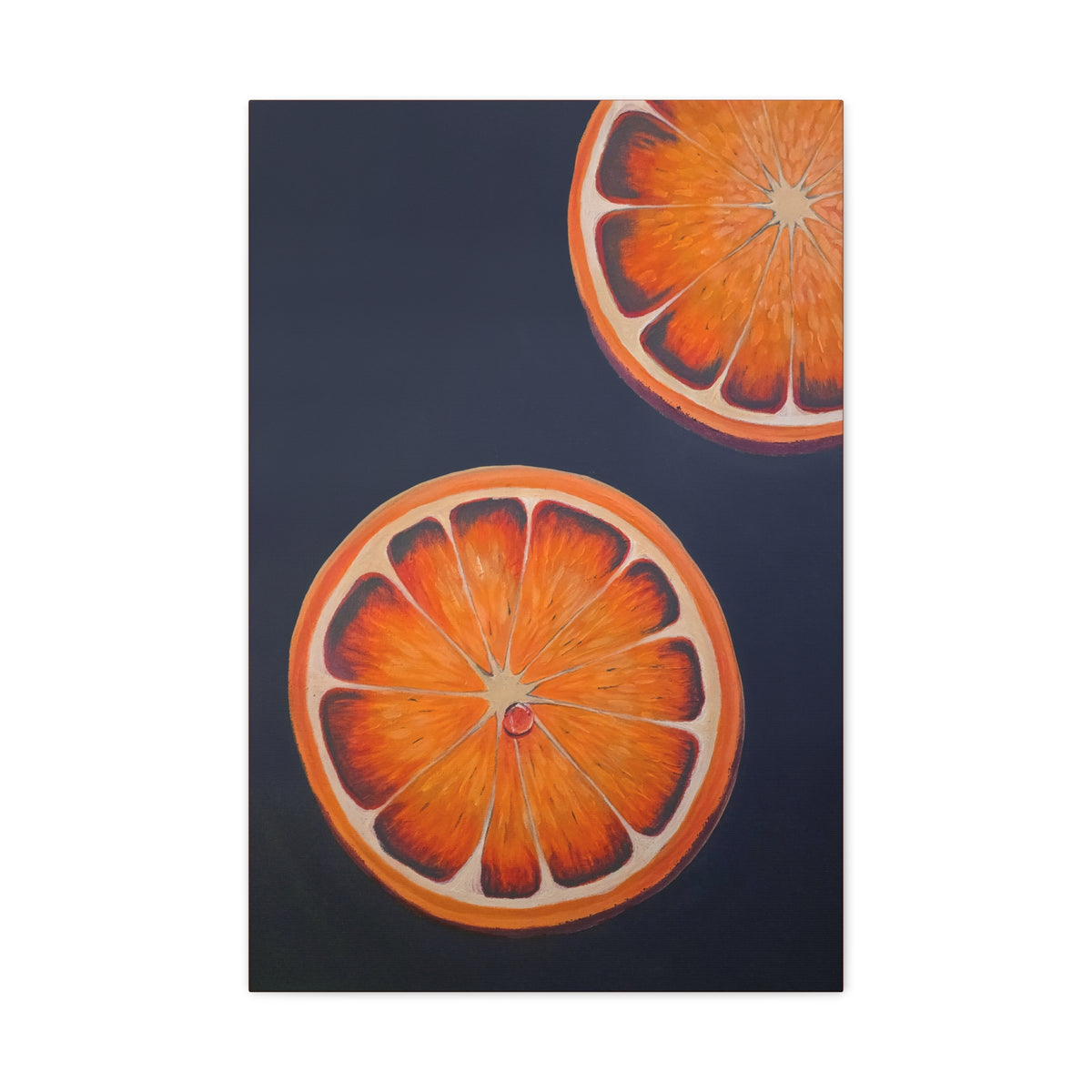 Energy ── Orange Slice Canvas Print