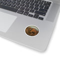 Buffalo Kiss-Cut Sticker — Rustic Western Buffalo Art Decal